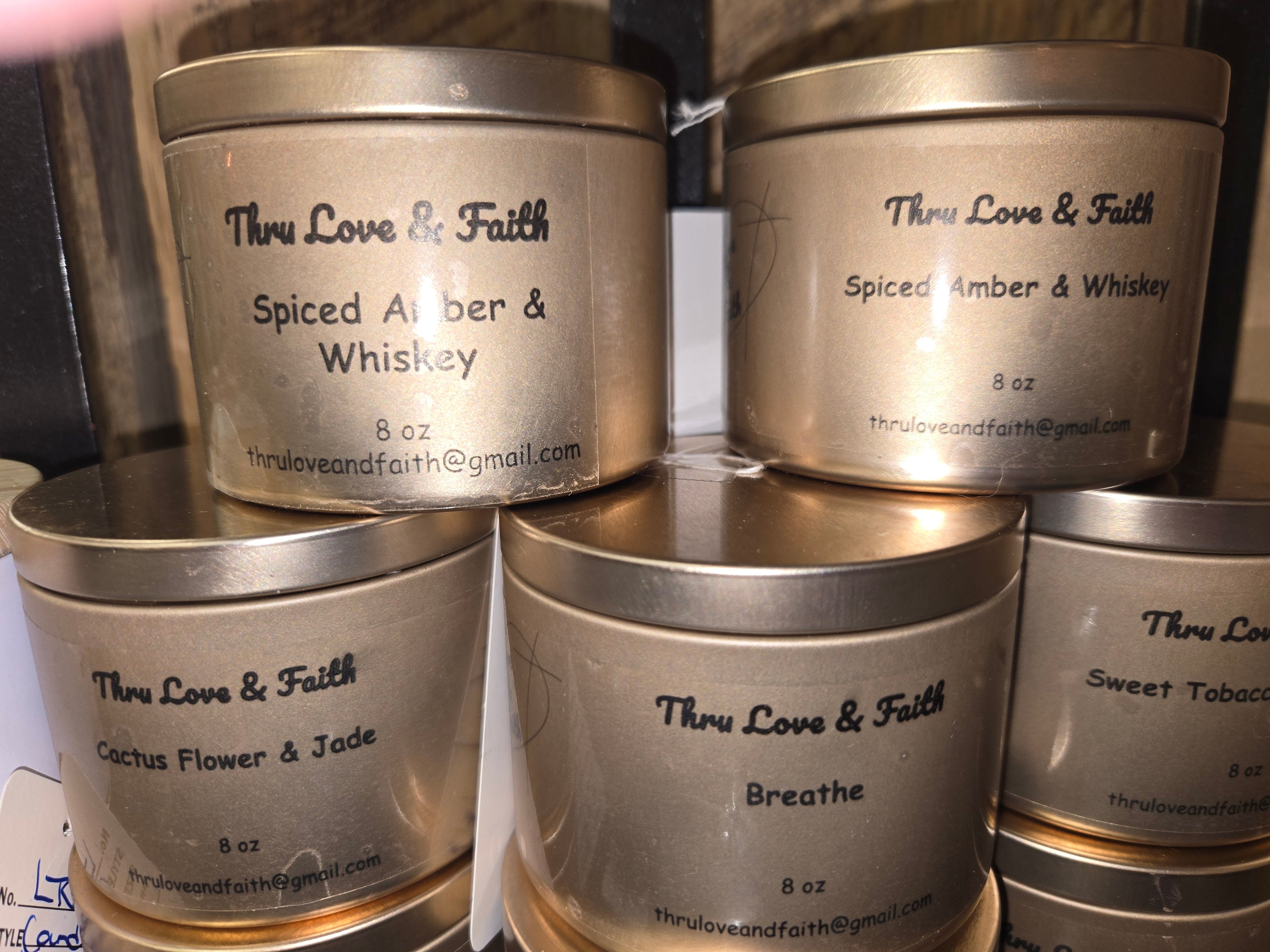 Hand-Poured Para/Soy Blend Scented Candle – Long Lasting Clean Burn